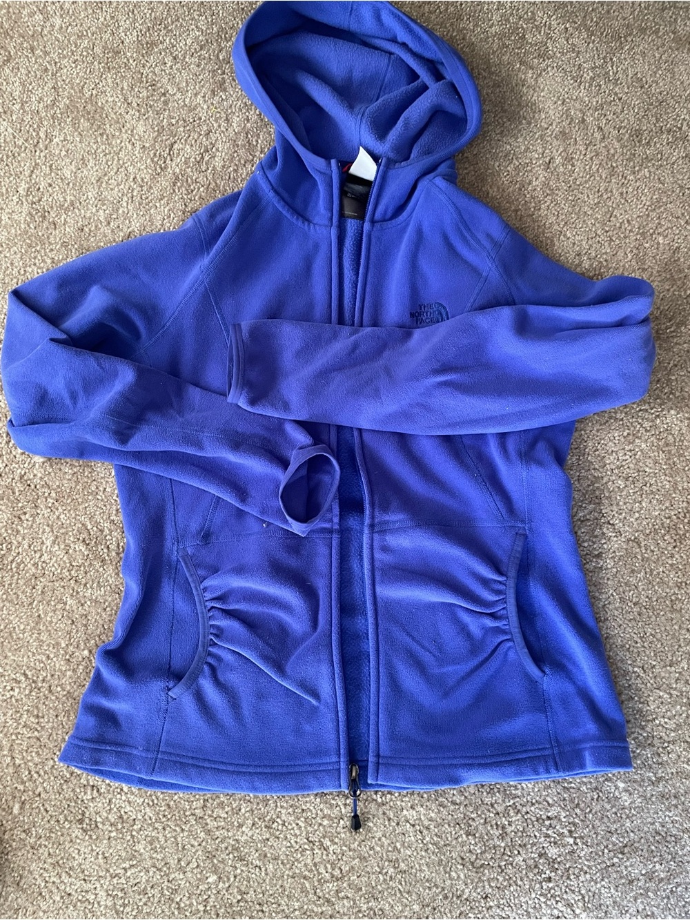 The North Face Women's Blue/purple Fleece Full-Zip Hoodie